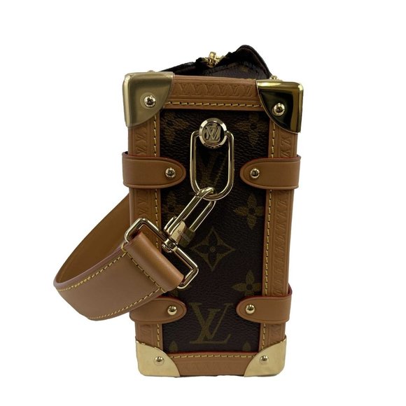 Louis Vuitton Pristine Monogram Side Trunk Canvas PM Crossbody Shoulder Bag - Picture 5 of 12